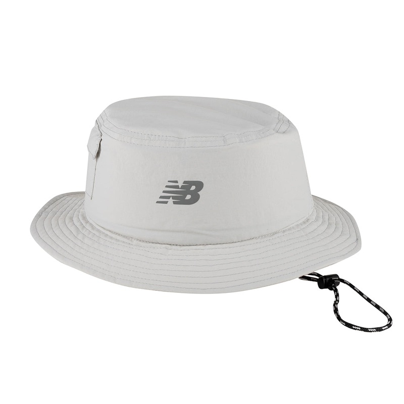 New Balance Hats Cargo Recycled Bucket Hat – Light Grey 1-Size