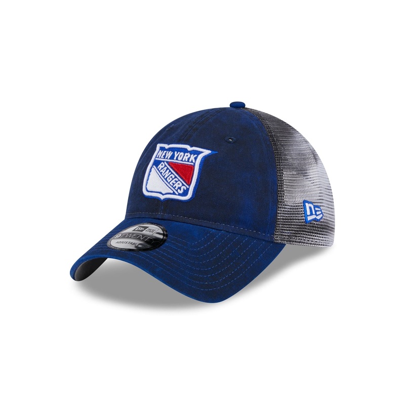 New York Rangers Slick 9TWENTY Trucker Hat One Size