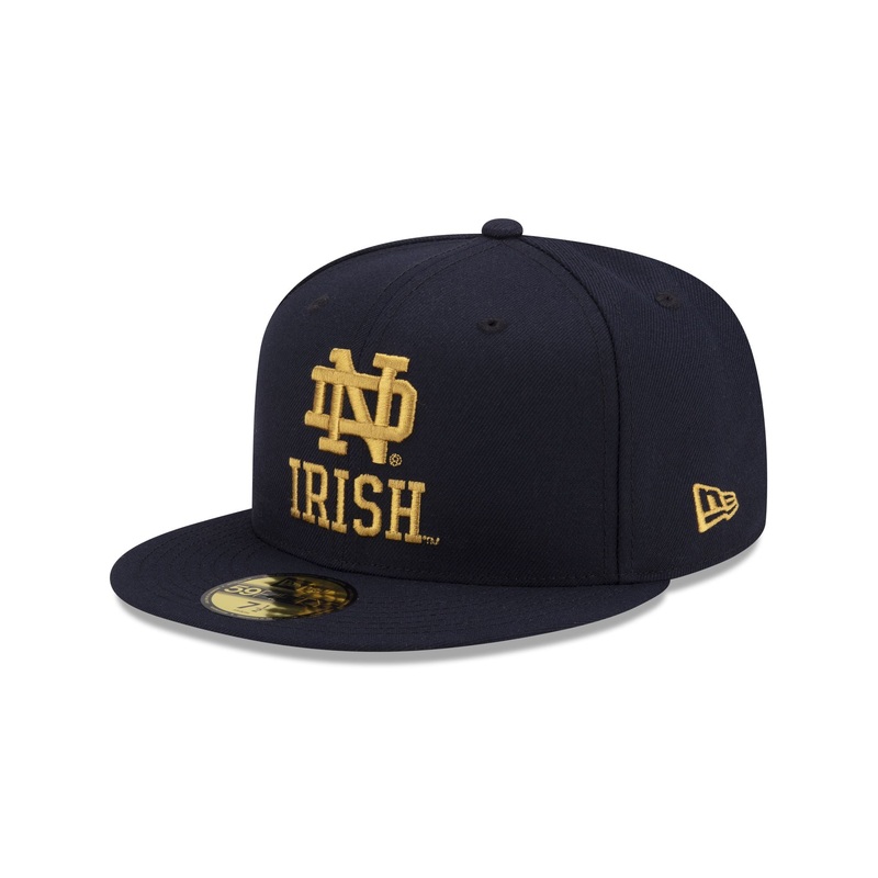 Notre Dame Fighting Irish Navy 59FIFTY Fitted Hat 7