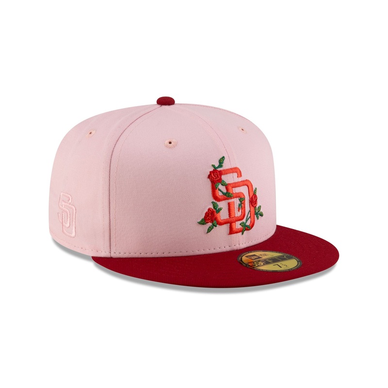 San Diego Padres Roses 59FIFTY Fitted Hat 7