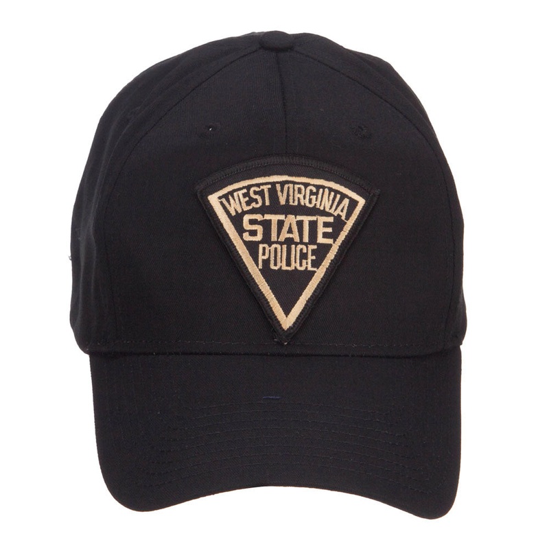 West Virginia State Police Patched Cap Black One Size