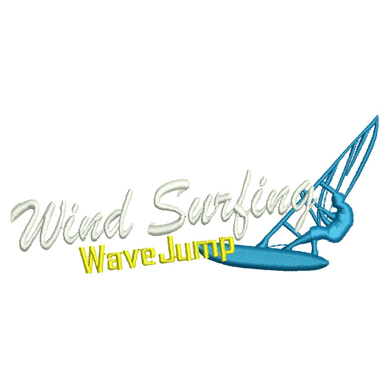 Wind Surfing Calligraphy Default Title One Size