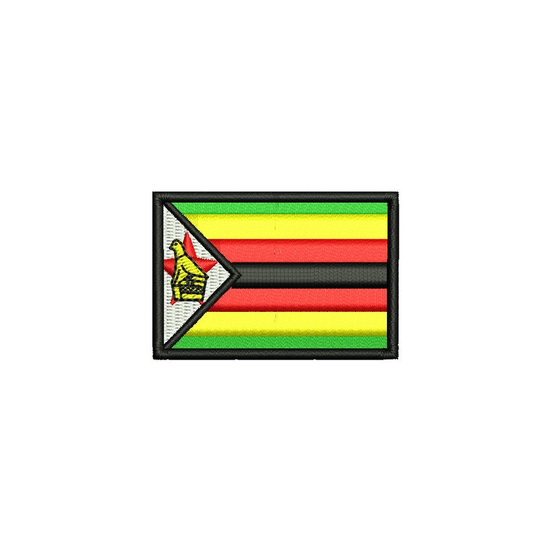 Zimbabwe Rectangel Flag Default Title One Size