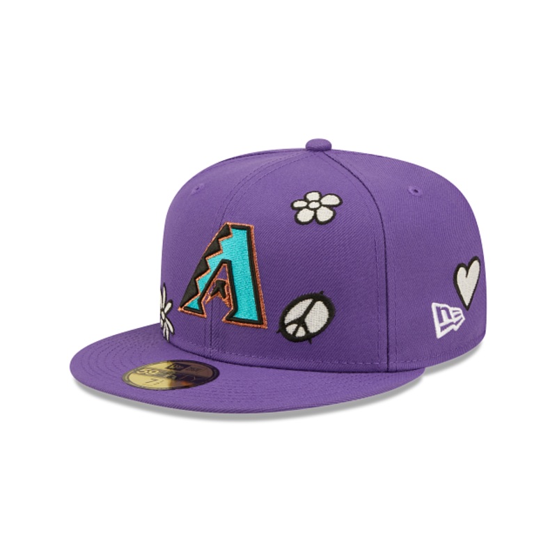 Arizona Diamondbacks Sunlight Pop 59FIFTY Fitted Hat 7