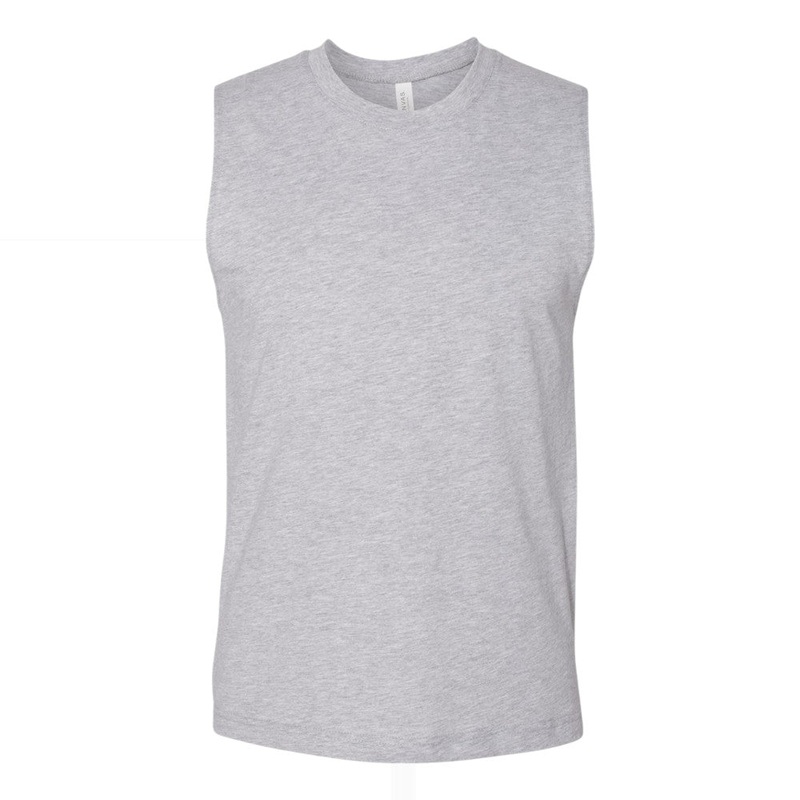 BELLA+CANVAS 3483 Jersey Muscle Tank White XS