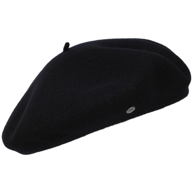 Campan Wool Basque Beret NOIR 55cm