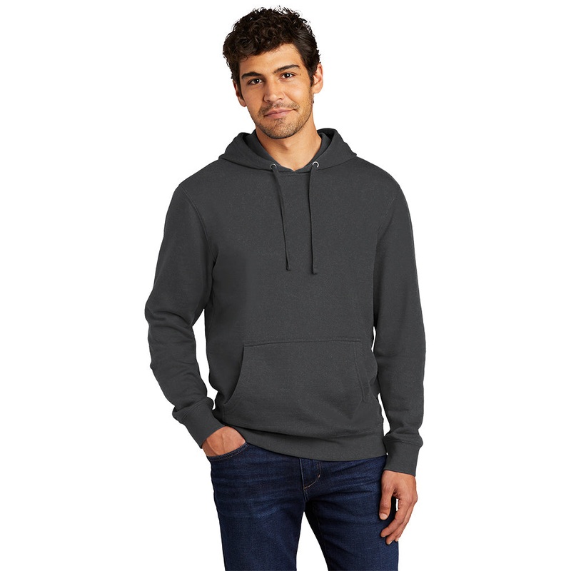 District DT6100 V.I.T. Fleece Hoodie – Charcoal Charcoal XS