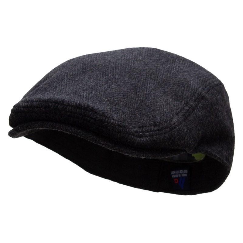 Herringbone Ivy Cap Black One Size