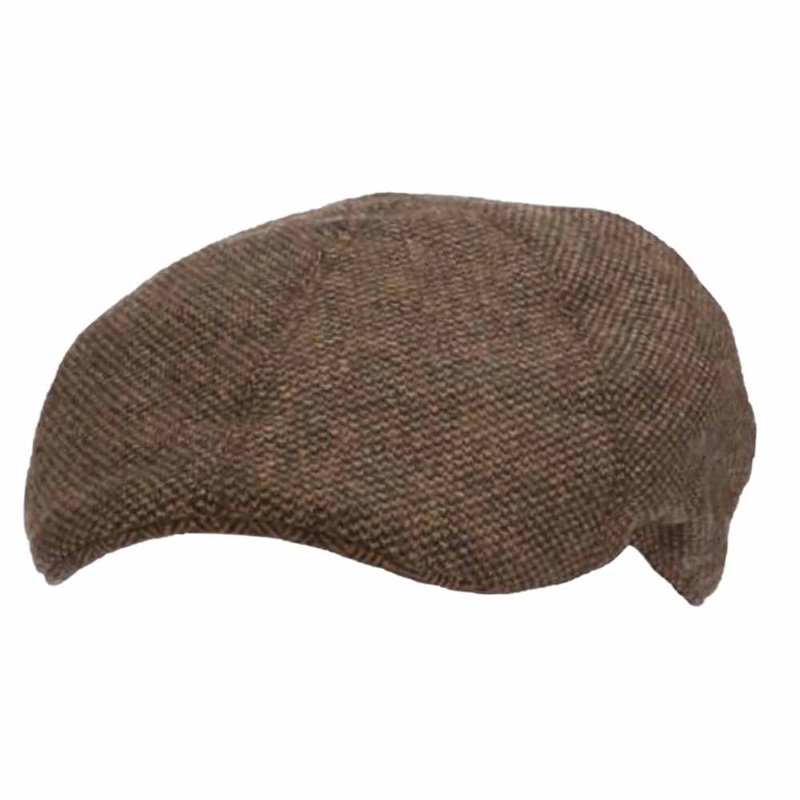 Nail Head Wool Blend Ivy Cap – Stetson Hats Brown Large