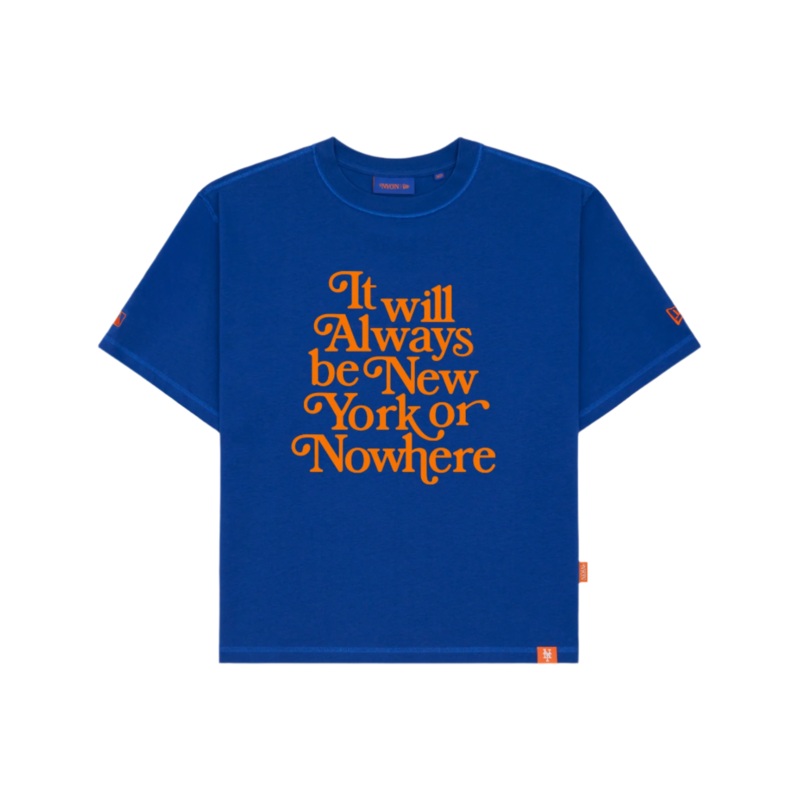 New York or Nowhere x New York Mets Light Royal Relaxed Motto T-Shirt XS