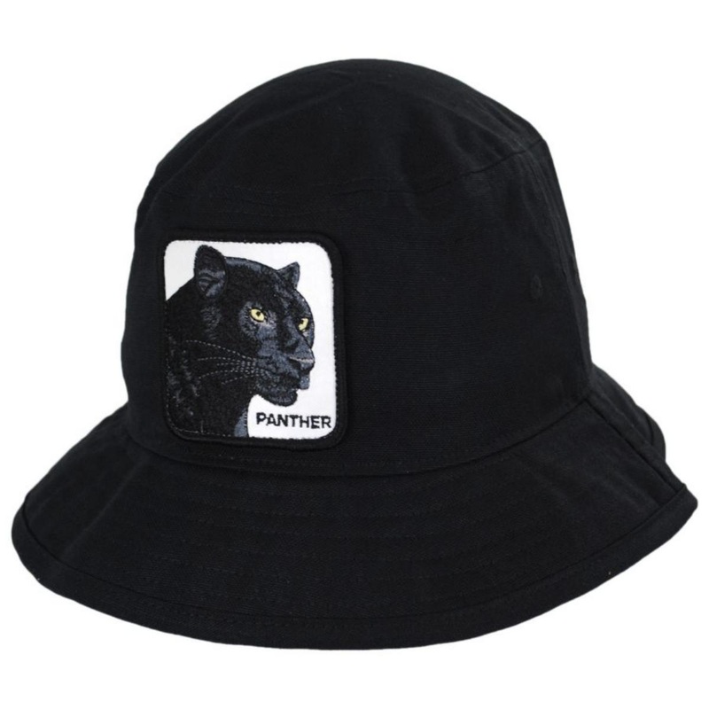 Panther Cotton Bucket Hat BLACK S