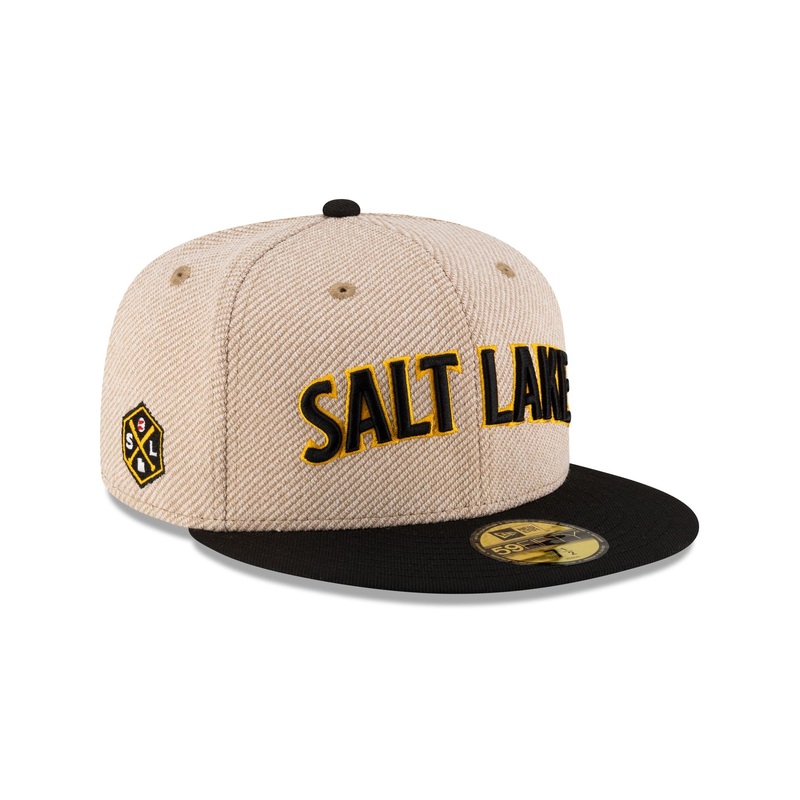 Salt Lake Bees Terry Heather Tan 59FIFTY Fitted Hat 7