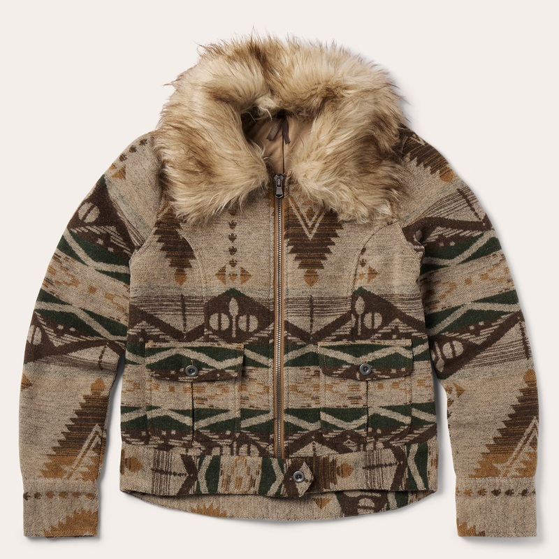 Southwestern Flannel Jacket Brown XS