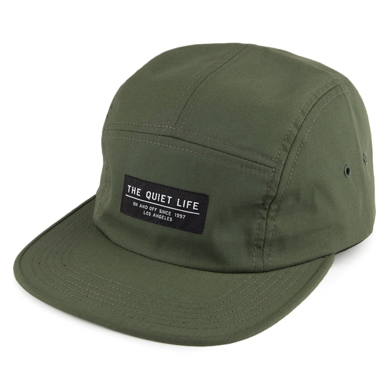 The Quiet Life Hats Foundation 5 Panel Cap – Olive Adjustable