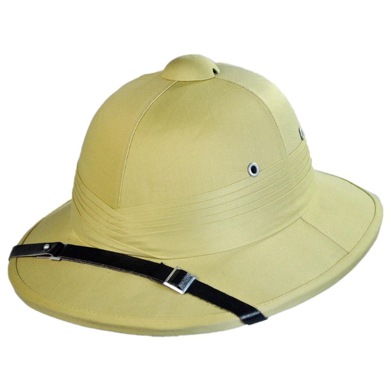 Wholesale Indian Pith Helmet B2B Pre-Pack KHAKI (6) S/M/L, (6) L/XL/XXL