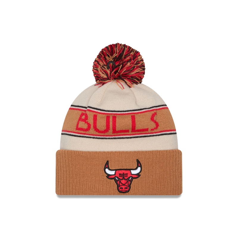 Chicago Bulls 2025 All-Star Game Fan Pack Pom Knit Hat One Size