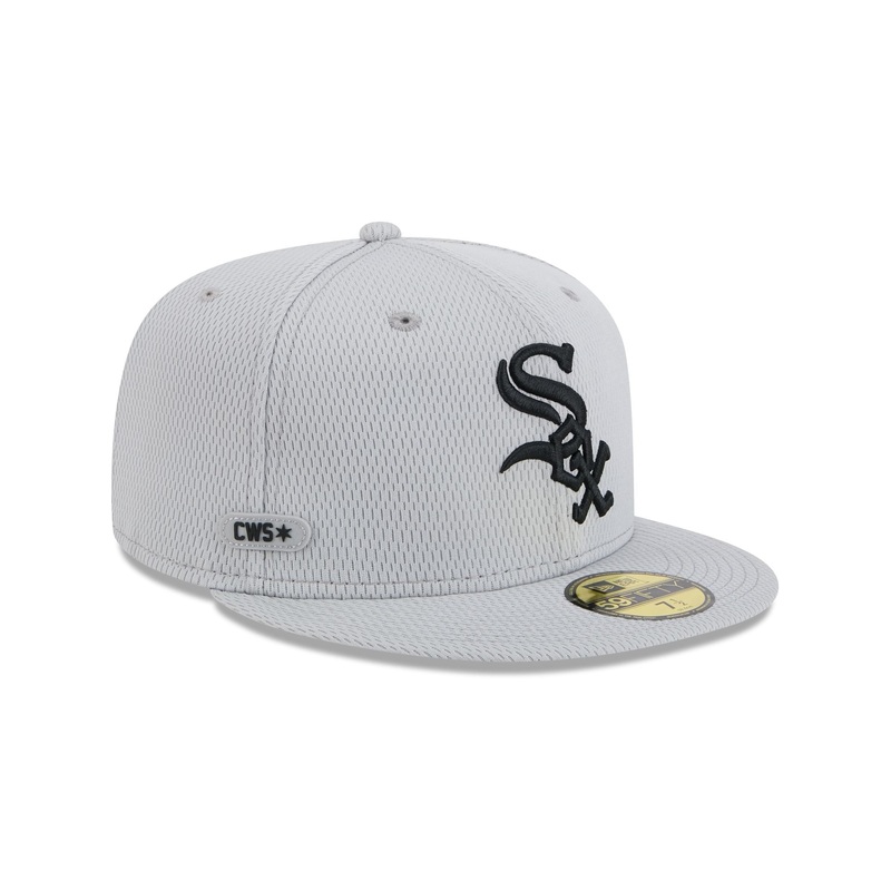 Chicago White Sox 2025 Clubhouse Gray 59FIFTY Fitted Hat 7