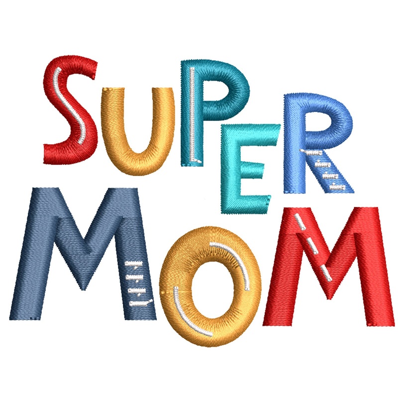 Colorful Super Mom Colorful Super Mom One Size