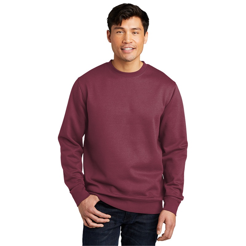 District DT6104 V.I.T. Fleece Crew – Plum Plum XS