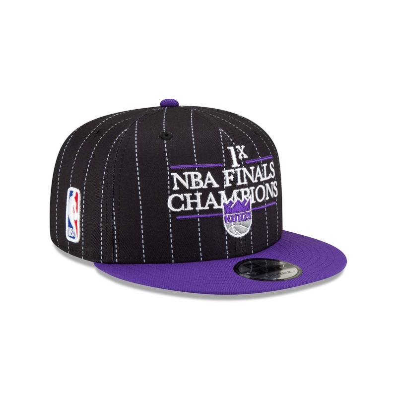 Just Caps NBA Champion Pinstripe Sacramento Kings 9FIFTY Snapback Hat One Size