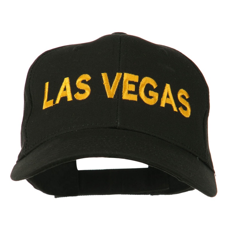 Las Vegas Embroidered Low Profile Cap Black One Size