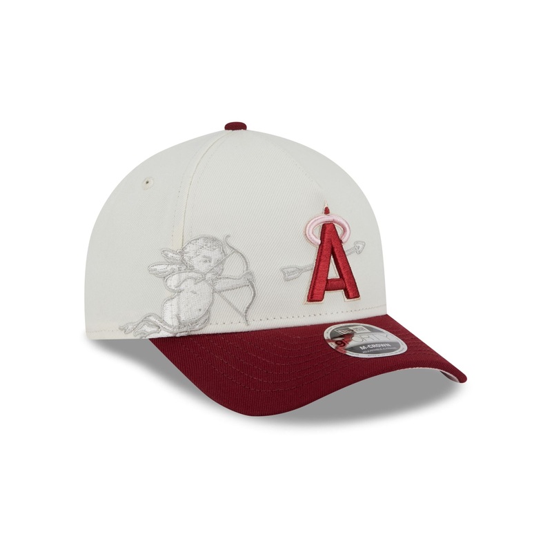 Los Angeles Angels Cherub 9FORTY M-Crown A-Frame Snapback Hat One Size