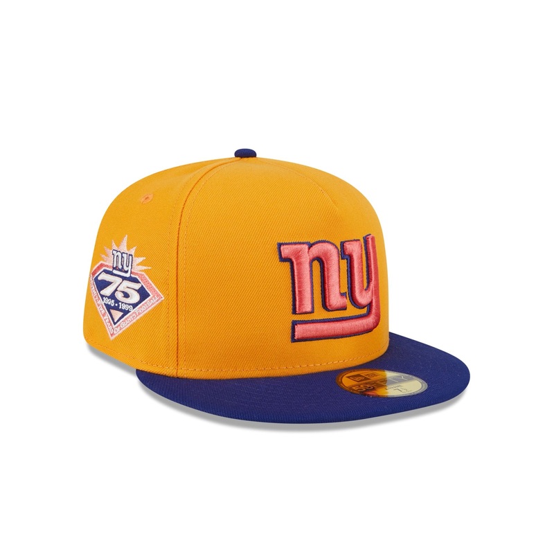New York Giants Gold 59FIFTY A-Frame Fitted Hat 7