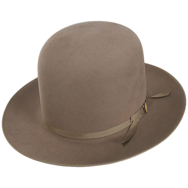Open Road 160th Edition 6X Fur Felt Shapeable Open Crown Western Hat FAWN 6 7/8