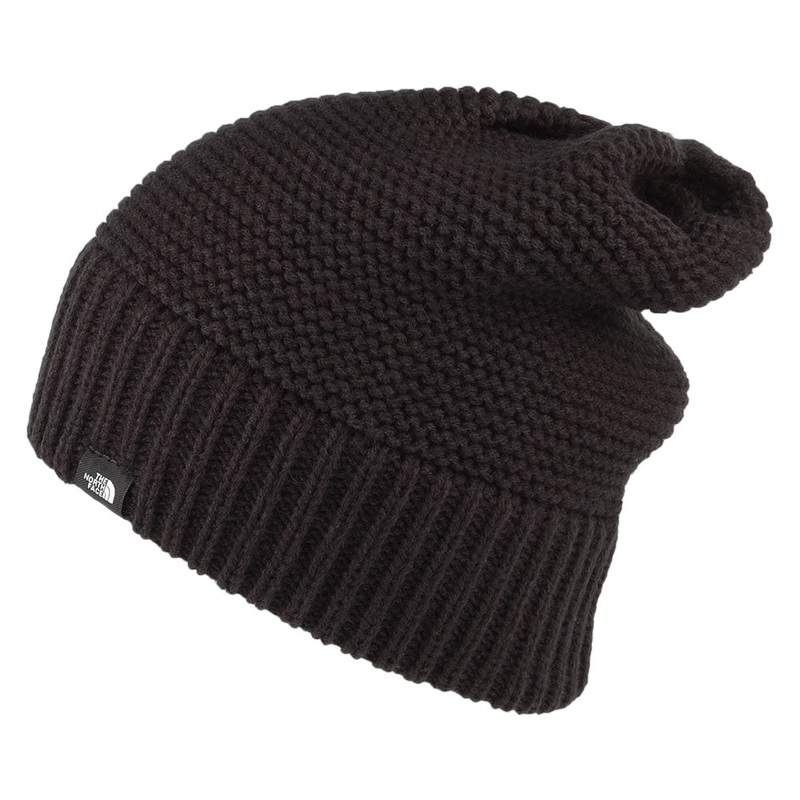 The North Face Hats Womens Purll Stitch Beanie Hat – Black 1-Size