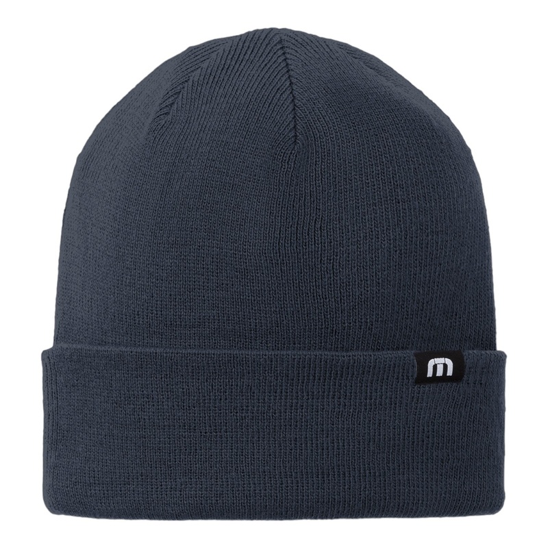 TravisMathew TM1MY394 Solid Cuffed Beanie Black