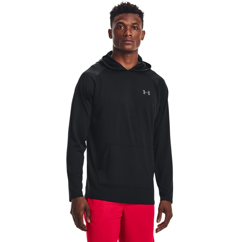 UA Men’s Tech Hoodie 2.0 Black/Pitch Gray S
