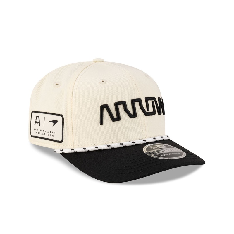 Arrow McLaren IndyCar Team White 9SEVENTY Stretch-Snap Hat One Size