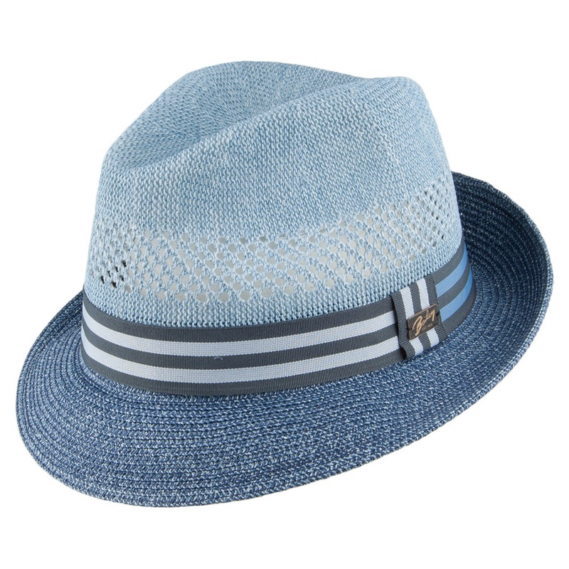 Bailey Hats Berle Trilby Hat – Navy Blue S