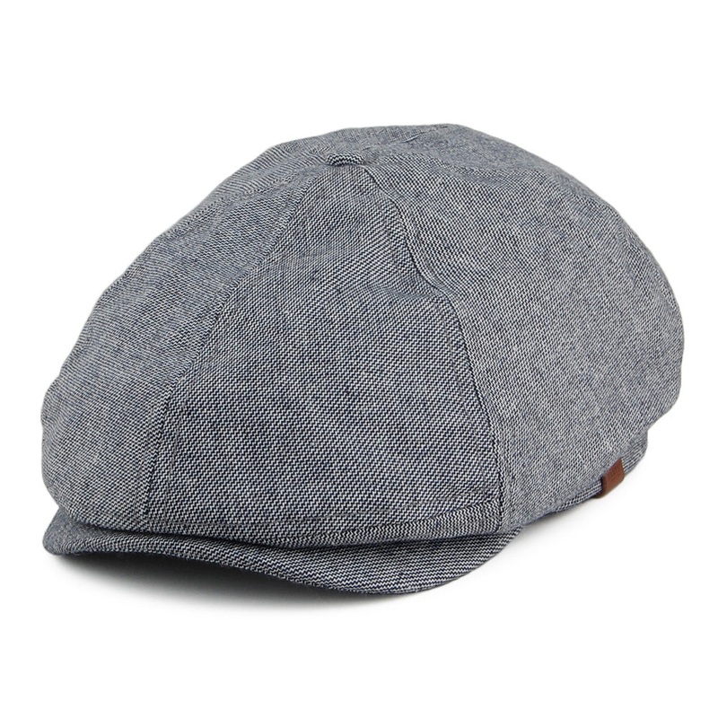 Barts Hats Jamaica Zig Zag Newsboy Cap – Blue 1-Size