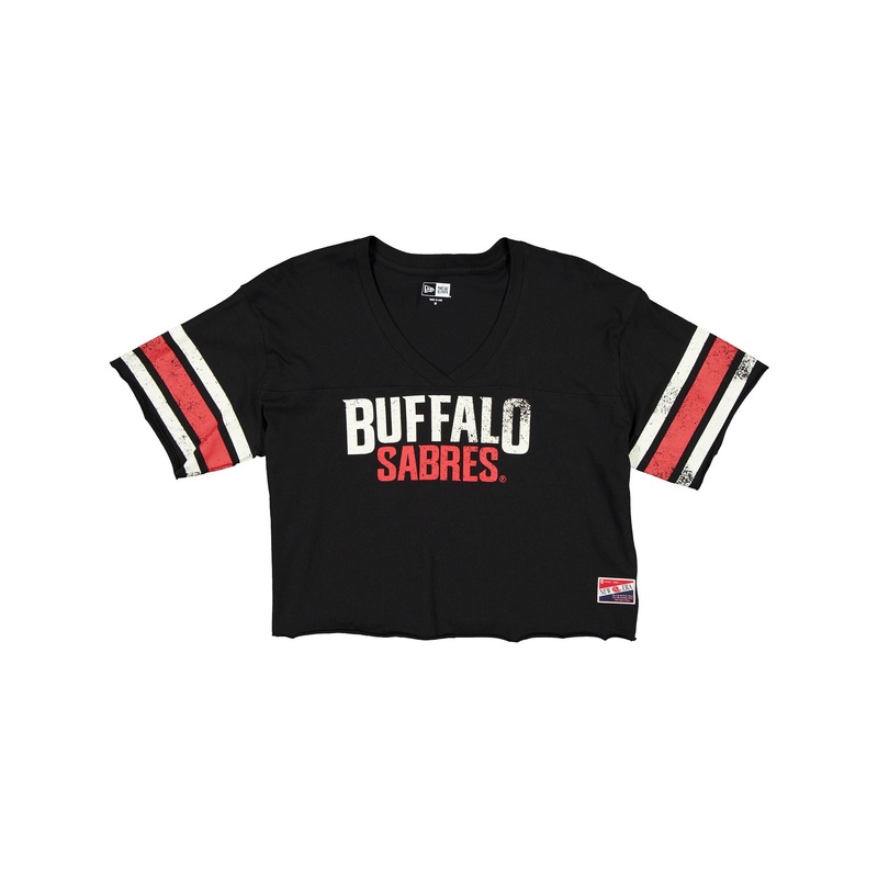 Buffalo Sabres Alternate Throwback Cropped Women’s T-Shirt XS