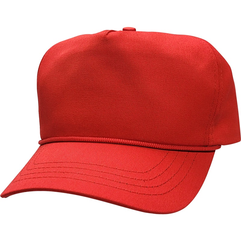 Cali Headwear 5 Panel Patriot – PAT15 Red/Red