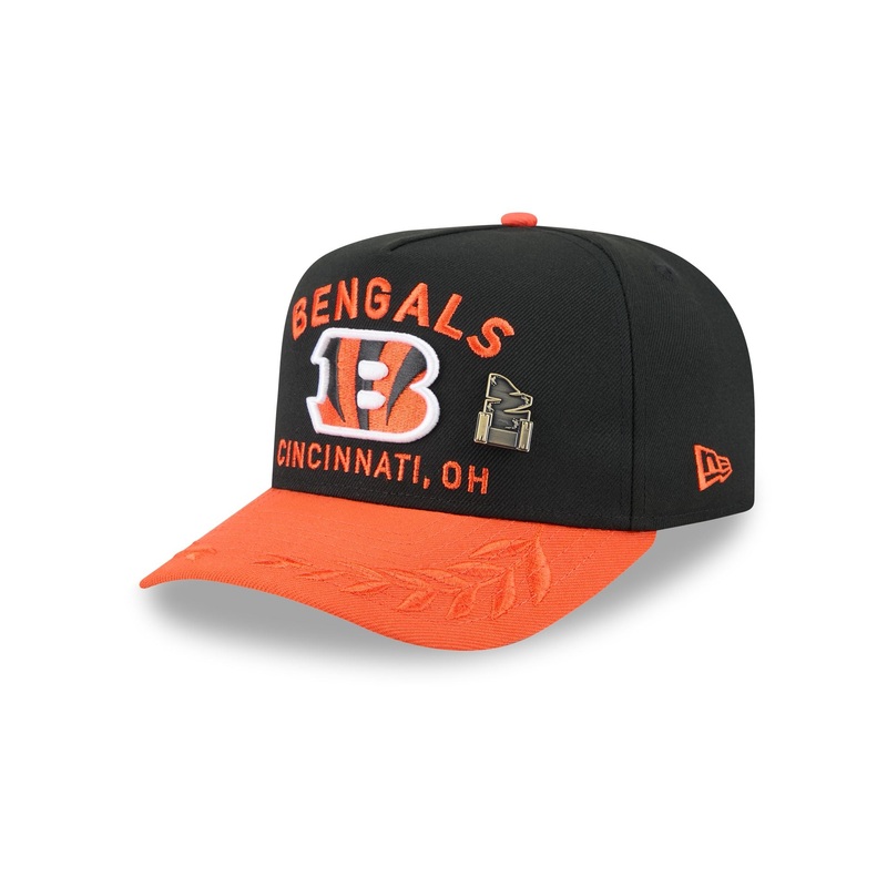 Cincinnati Bengals 2025 Draft Black 59FIFTY A-Frame Fitted Hat 7