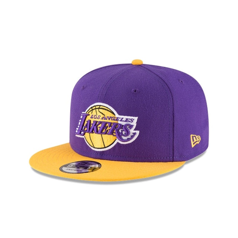 Los Angeles Lakers Two Tone 9FIFTY Snapback Hat One Size