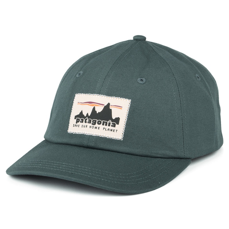 Patagonia Hats 73 Skyline Trad Organic Cotton Baseball Cap – Light Forest Adjustable