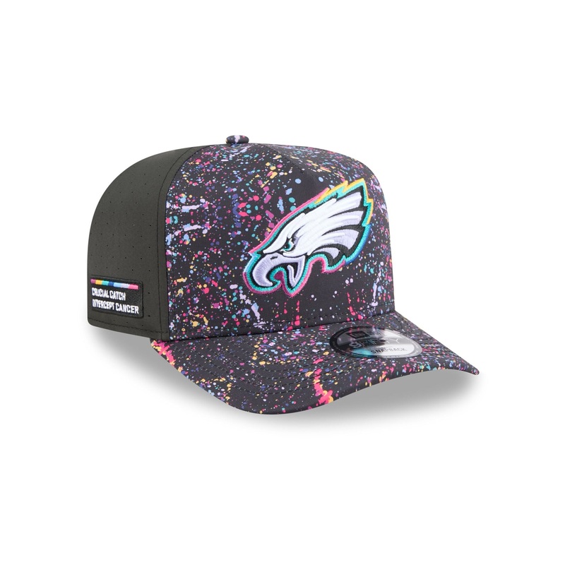 Philadelphia Eagles 2025 Crucial Catch 9FIFTY A-Frame Snapback Hat One Size