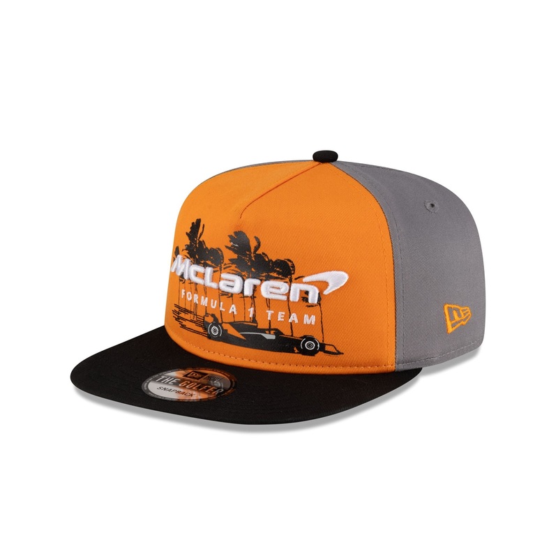 2025 Miami Race McLaren Formula 1 Team Orange Golfer Hat One Size