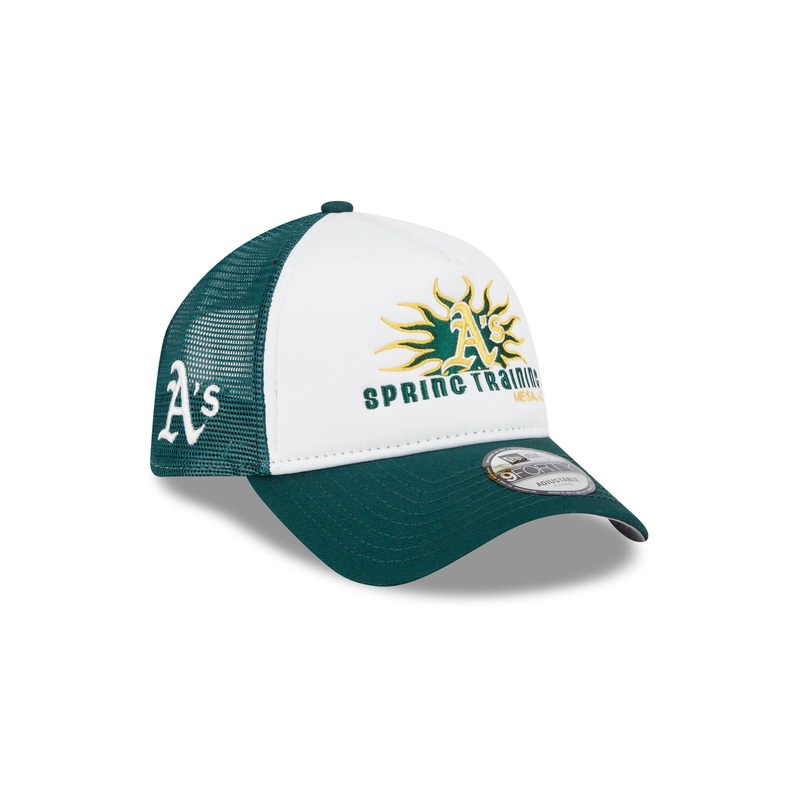 Athletics Spring Training 9FORTY A-Frame Trucker Hat One Size