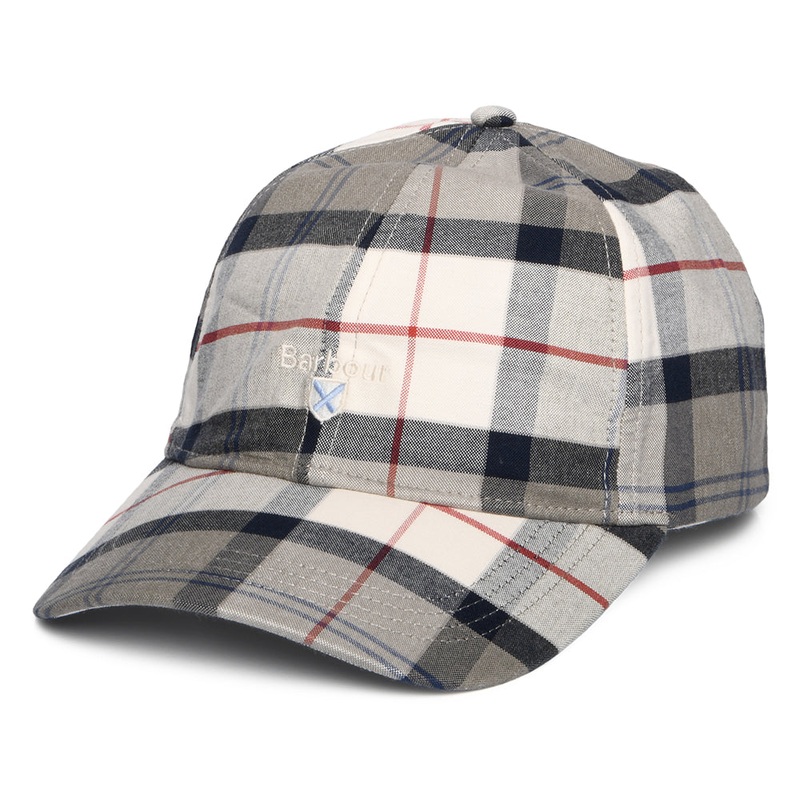 Barbour Hats Tartan Baseball Cap – Sage-Multi Adjustable