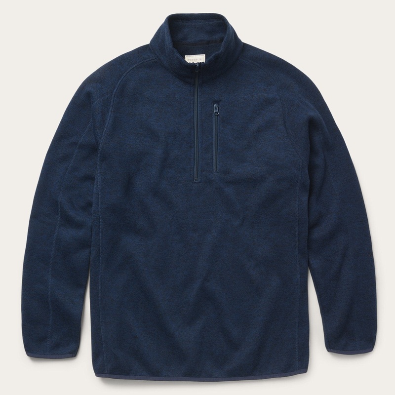 Blue Knit Pullover Blue S