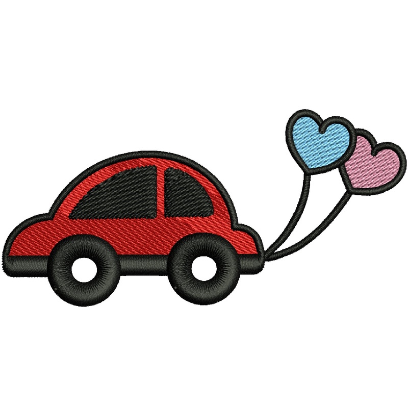 Car Wedding Balloons Default Title One Size