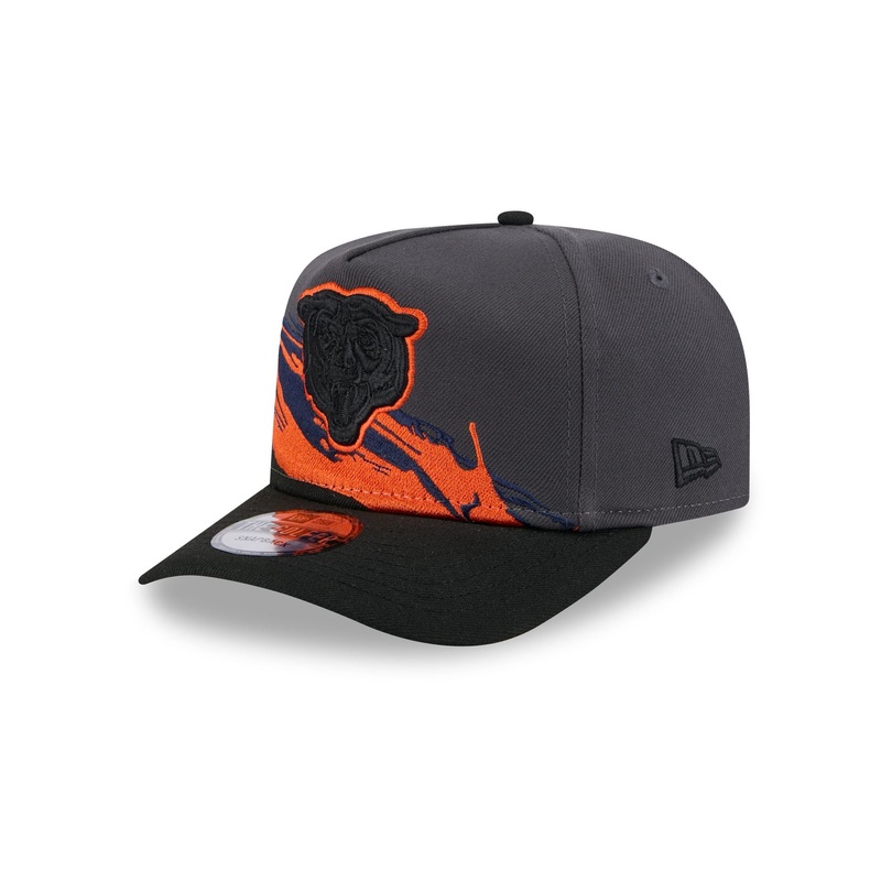 Chicago Bears Graphite Brushstroke Golfer Hat One Size