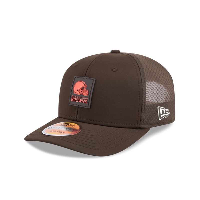 Cleveland Browns 2025 Sideline Hot Weather 9SEVENTY Trucker Hat One Size