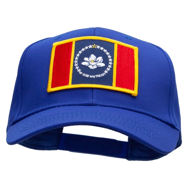 Eastern State Mississippi Embroidered Patch Cap Royal One Size