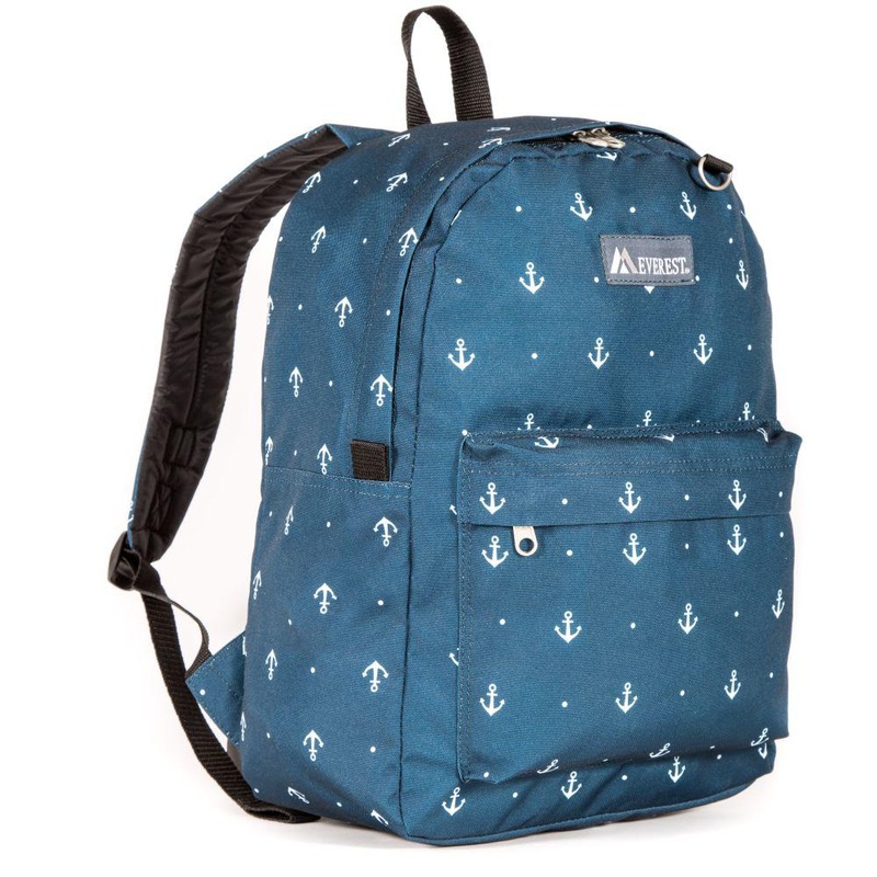 Everest Backpack Book Bag – Back to School Classic in Fun Prints & Patterns 2045P Anchor