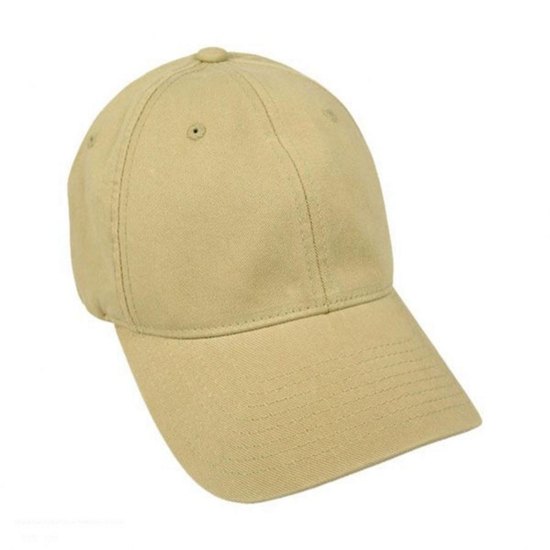 Garment Washed Cotton Twill LoPro 7 3/8 to 7 7/8 Flexfit Fitted Baseball Cap KHAKI XXL